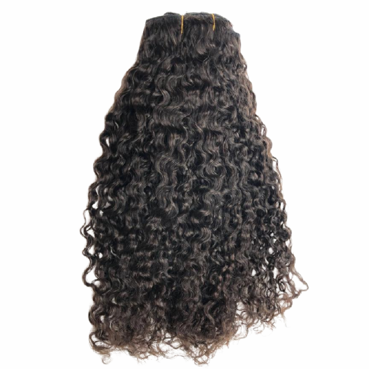 Curly 3B Sambi Dark Brown Classic Clip-in Hair Extensions 