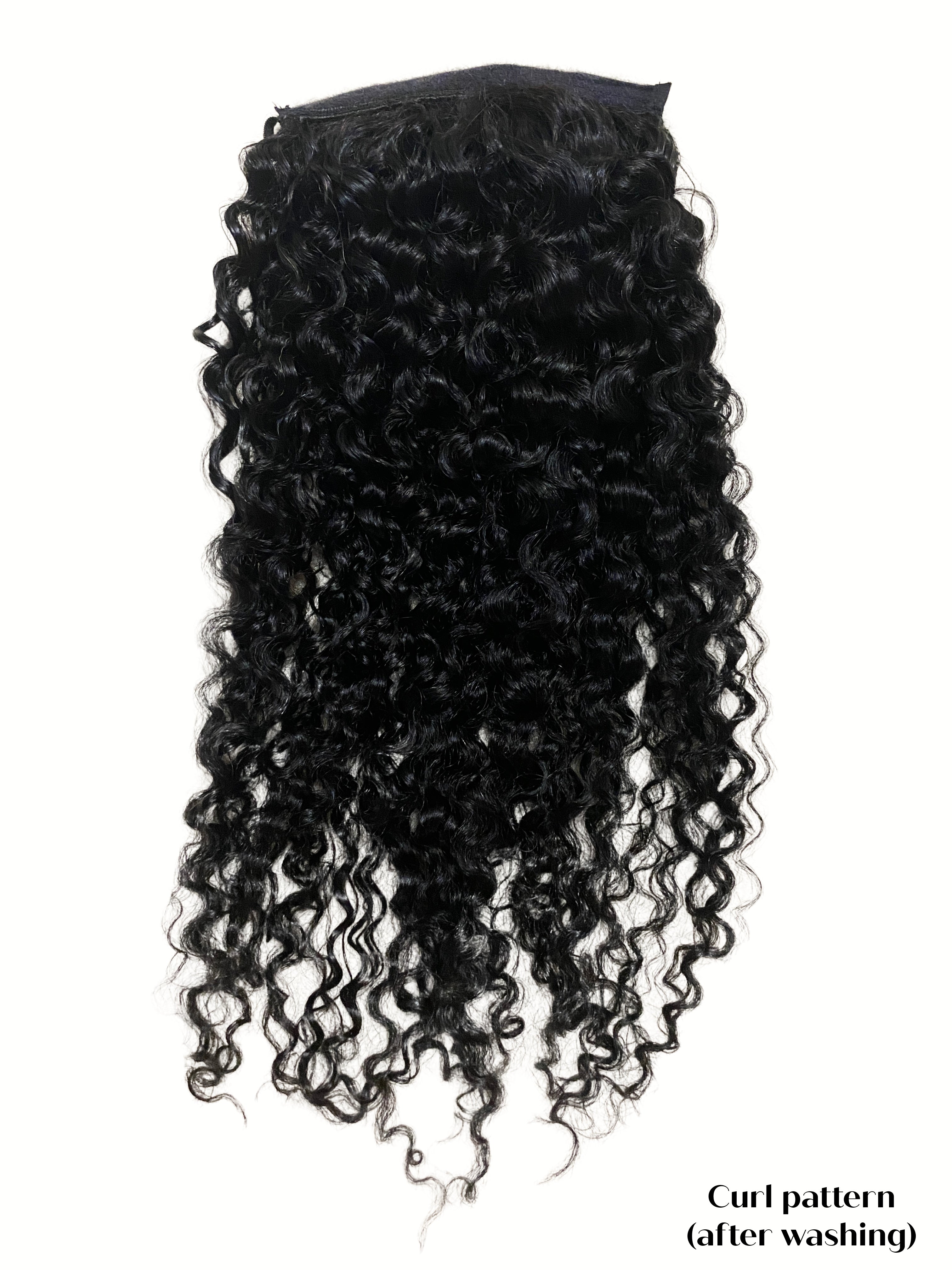 Curly Twirl Pigtail Extensions in Black's Code & Price - RblxTrade